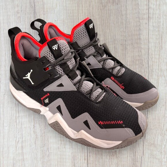 Jordan Nike Other - Nike Air Jordan Why Not Zer0.5 Basketball Shoes Mens 11 Black Grey Red CJ0780-00